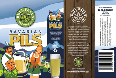Bavarian Pils label