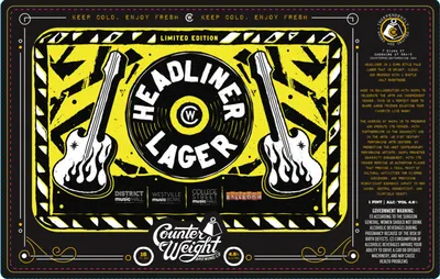 Headliner Lager label