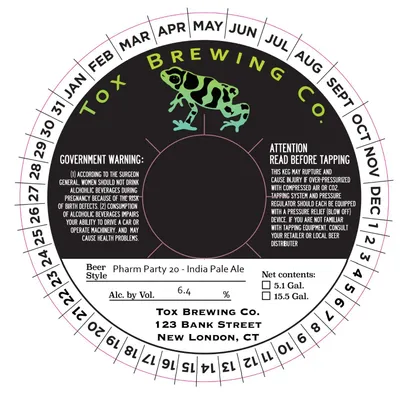 Pharm Party 20 label