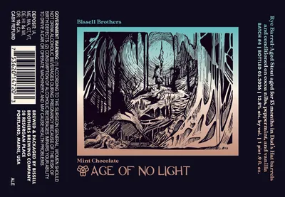 Mint Chocolate Age of No Light label