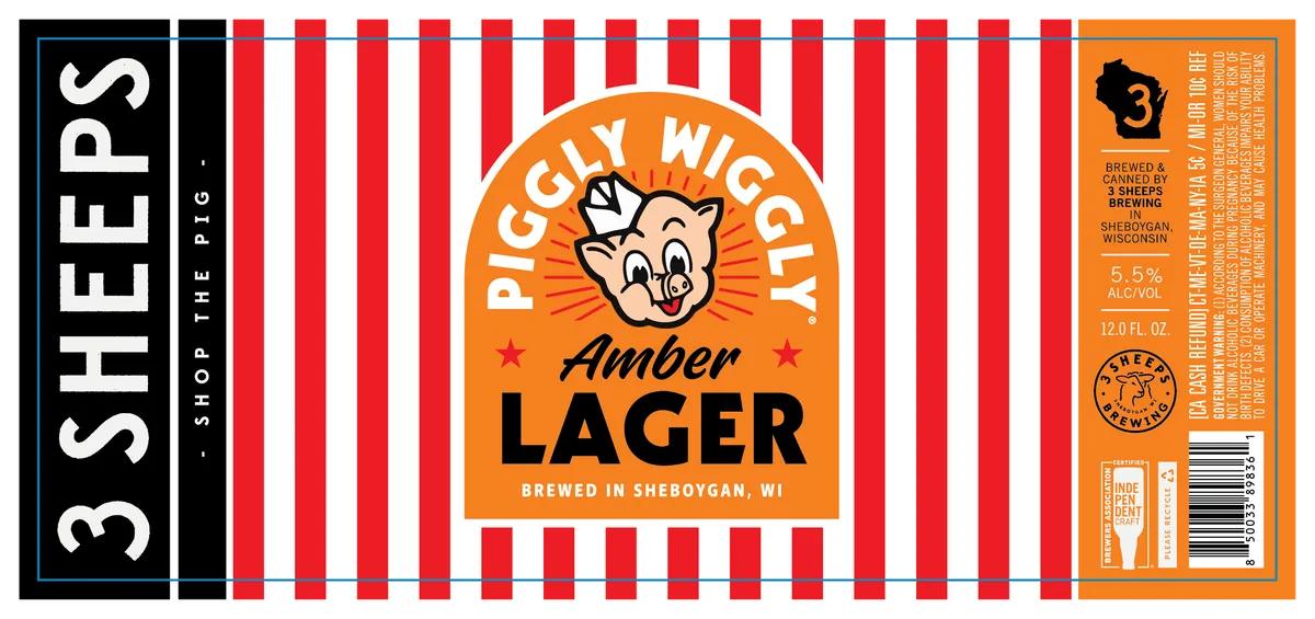 Piggly Wiggly Amber Lager — full label as filed with TTB