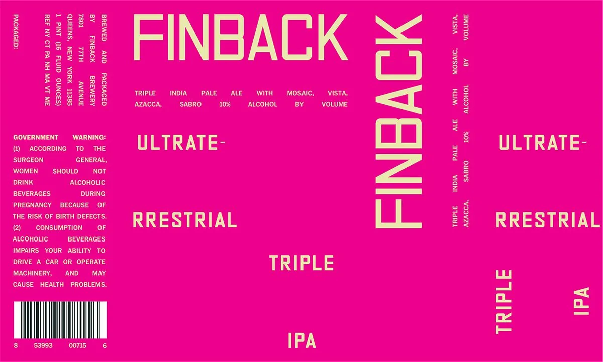 Ultraterrestrial label art — FINBACK