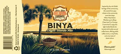 Binya Coffee Blonde Ale label