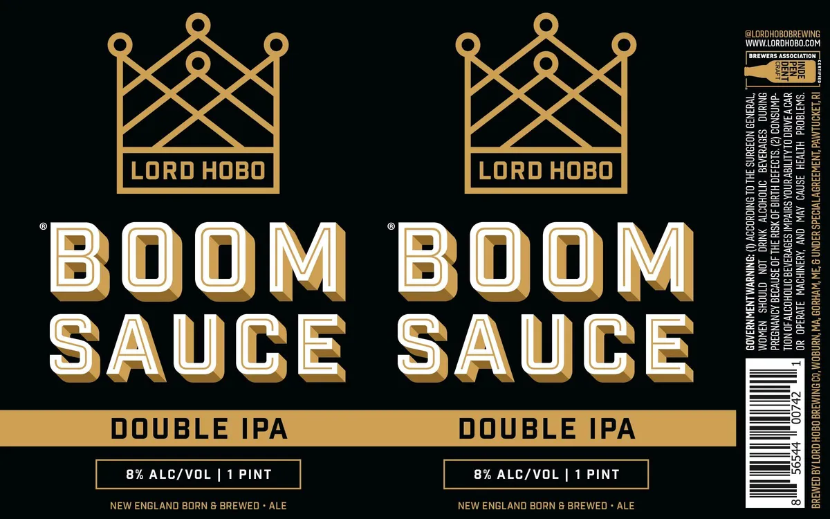 Boom Sauce — full label as filed with TTB