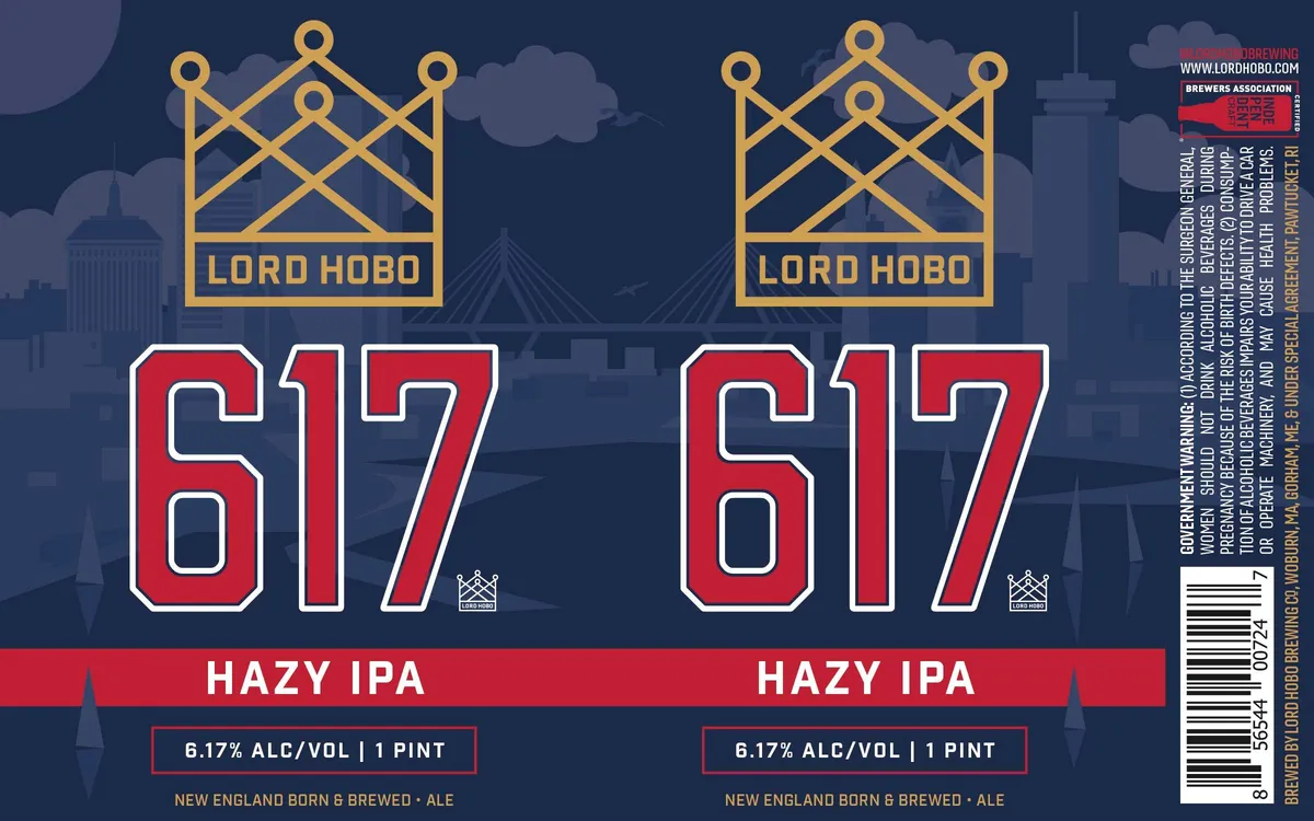 617 Hazy IPA — full label as filed with TTB