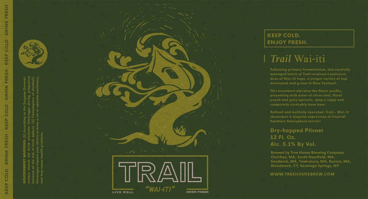 Trail Wai-iti label art — TRAIL WAR-ITI
