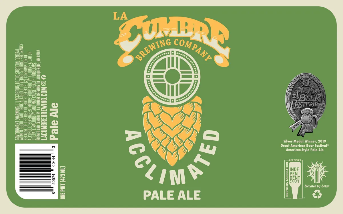Acclimated label art — LA CUMBRE BREWING CO