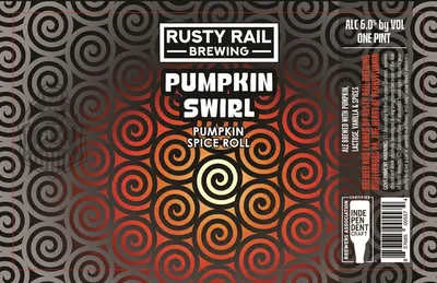 Pumpkin Swirl label