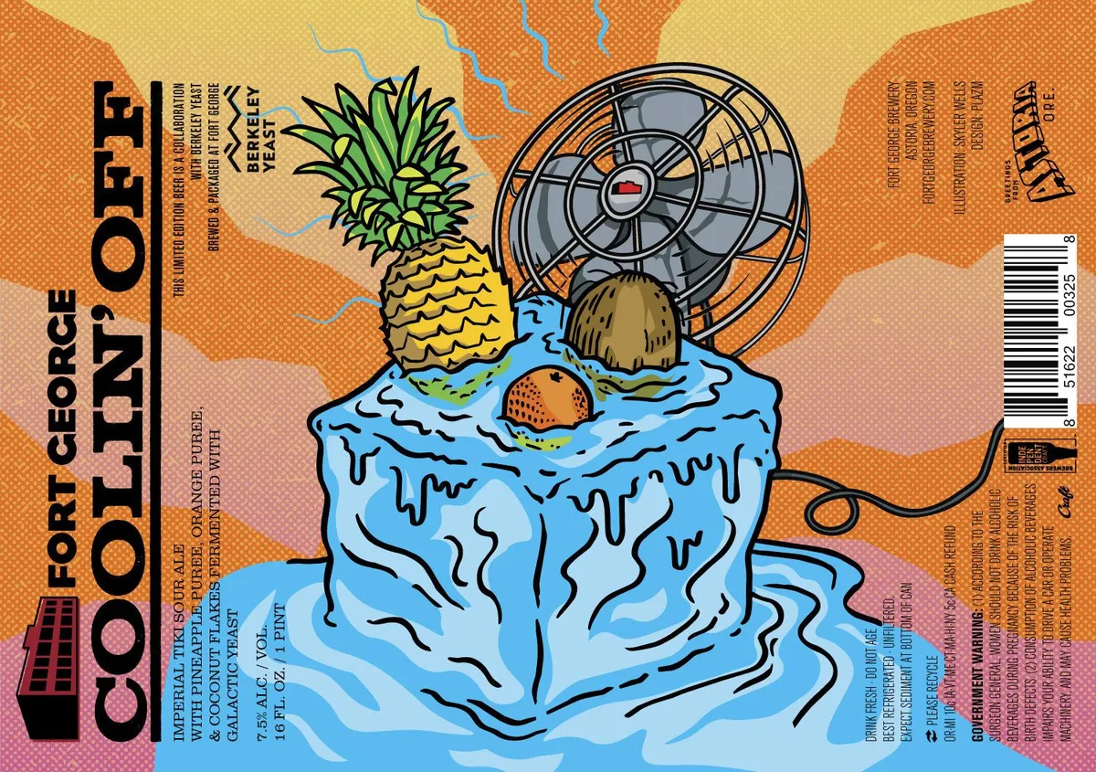 Coolin' Off label art — FORT GEORGE