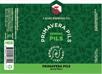 Primavera Pils label
