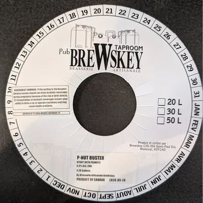P-Nut Buster label