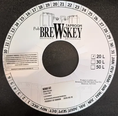 Kiwi X7 label