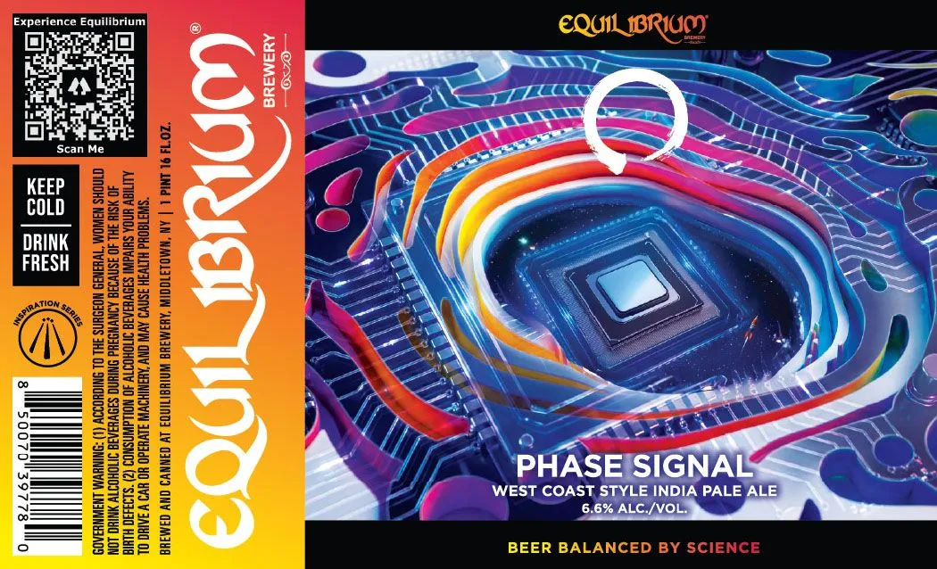 Phase Signal label art — PHASE SIGNAL