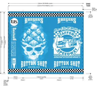 Bottom Shot label
