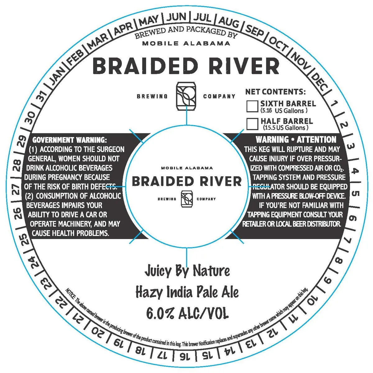 Juicy By Nature — full label as filed with TTB
