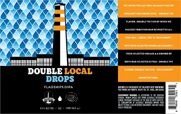 Double Local Drops — full label as filed with TTB