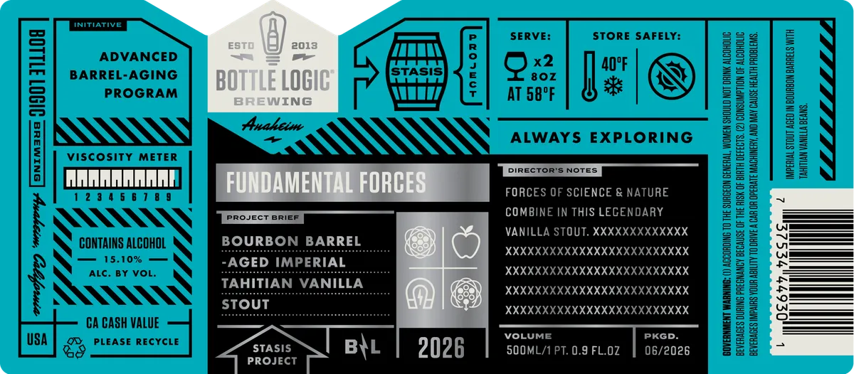 Fundamental Forces label art — FUNDAMENTAL FORCES