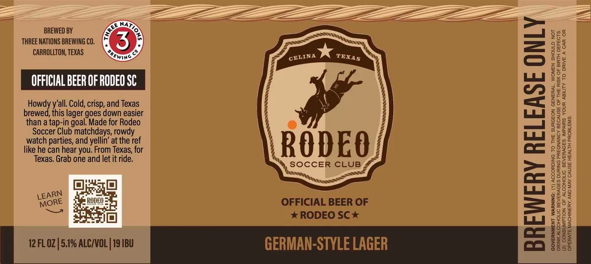 Rodeo German-Style Lager — full label as filed with TTB