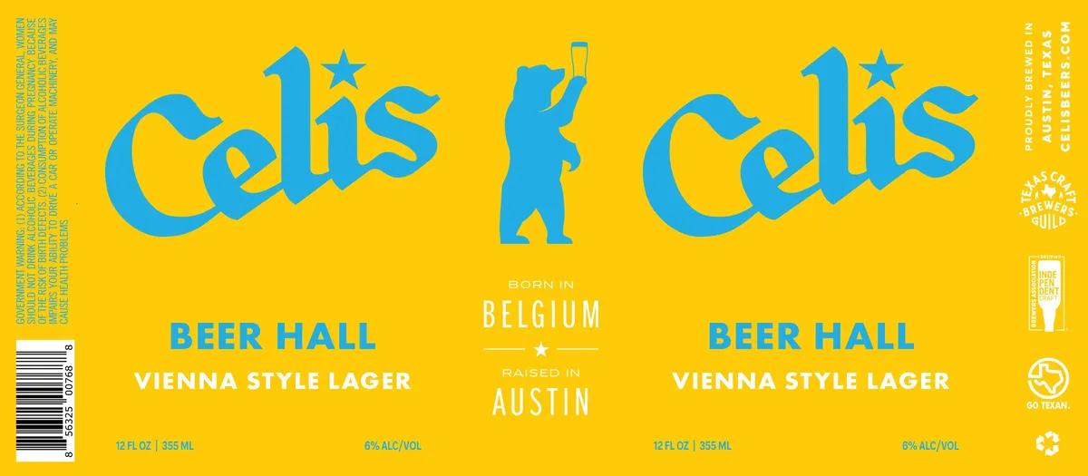 Beer Hall label art — CELIS