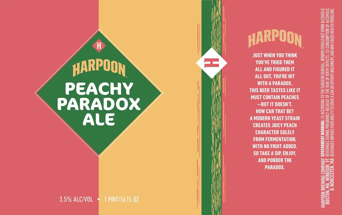 Peachy Paradox Ale — full label as filed with TTB