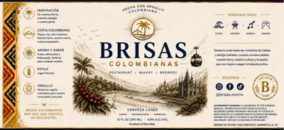 Brisas Colombianas label