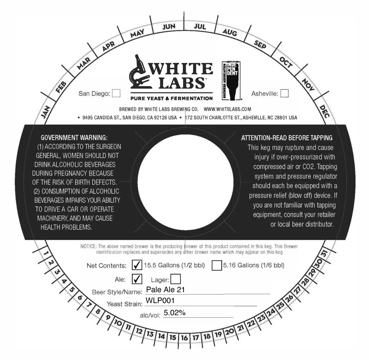 Pale Ale 21 label art — PALE ALE 21