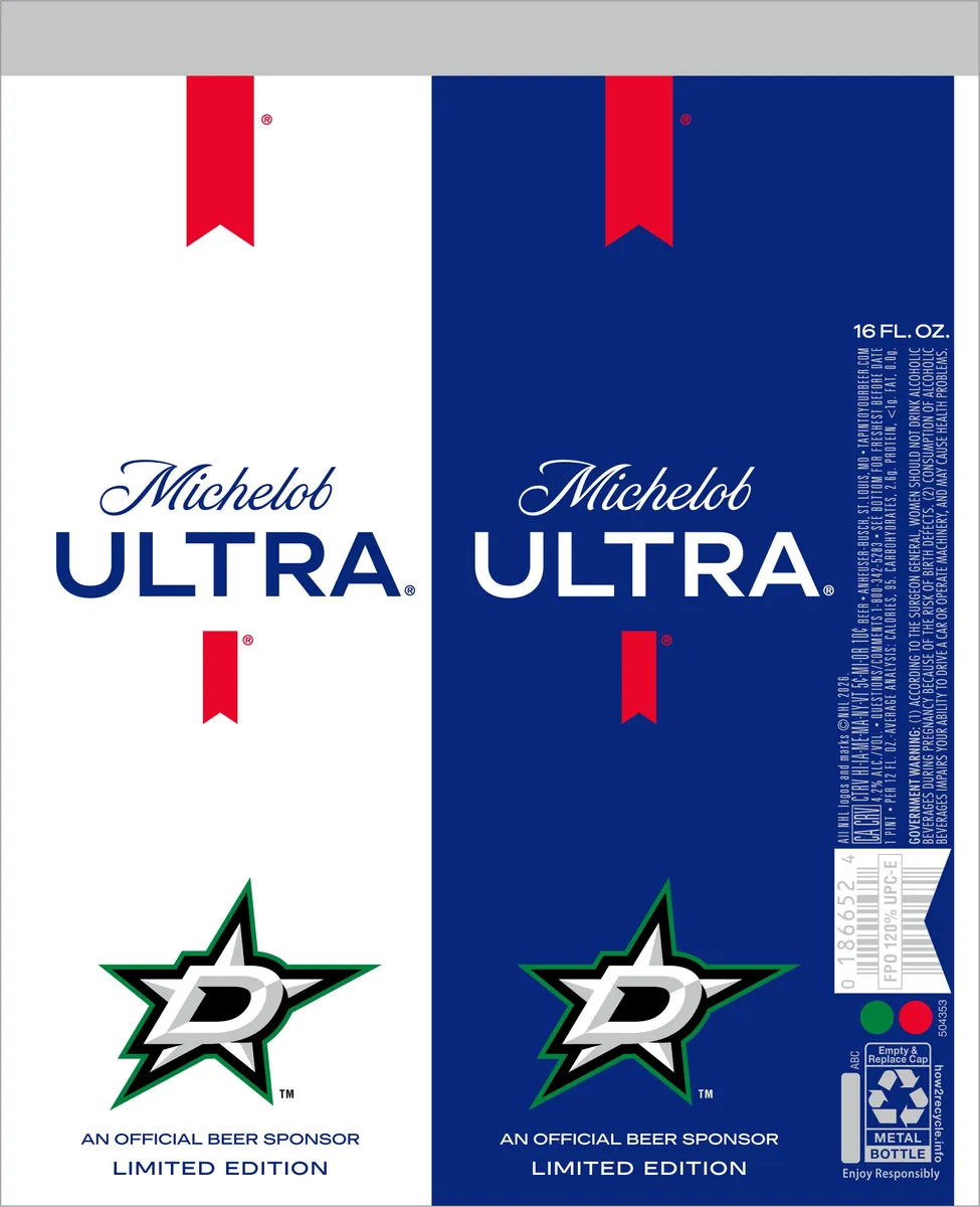 Michelob Ultra label art — MICHELOB ULTRA