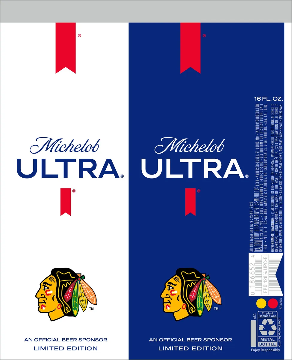 Michelob Ultra label art — MICHELOB ULTRA