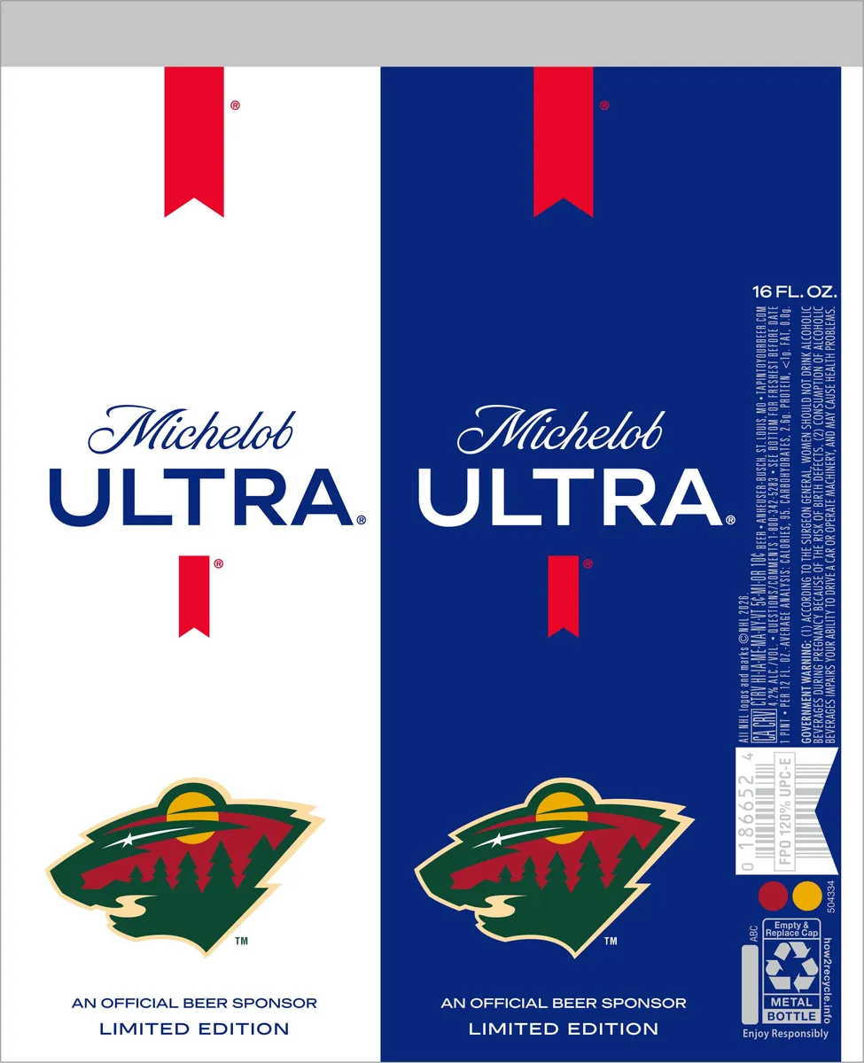 Michelob Ultra label art — MICHELOB ULTRA