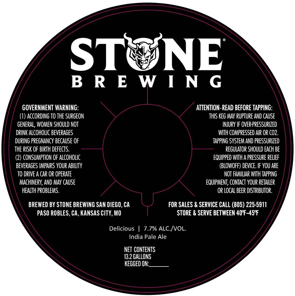 Delicious label art — STONE BREWING