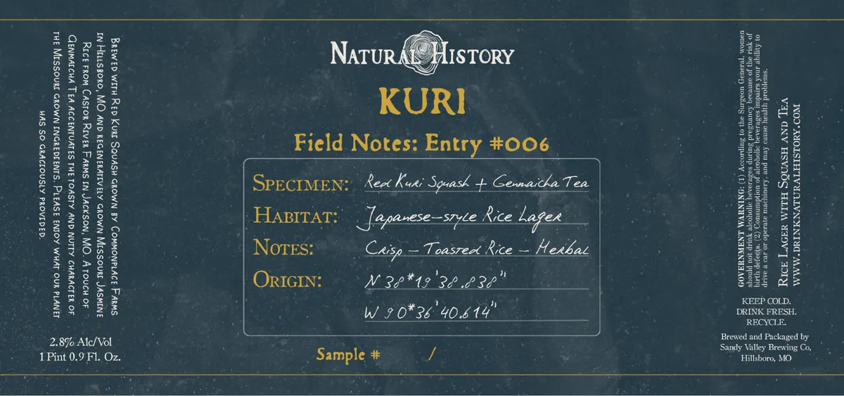 Kuri label art — NATURAL HISTORY