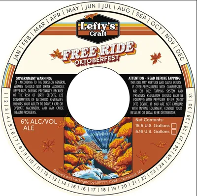 Free Ride Oktoberfest label