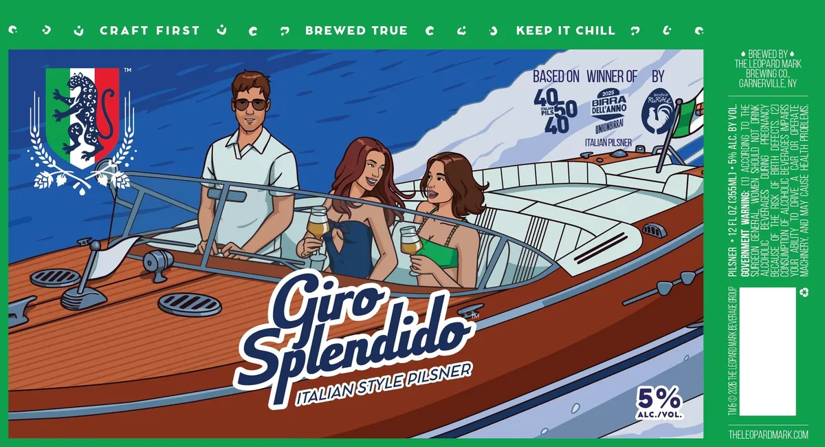 Giro Splendido label art — GIRO SPLENDIDO
