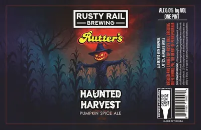 Haunted Harvest label