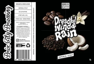 Dreadful Wind & Rain label