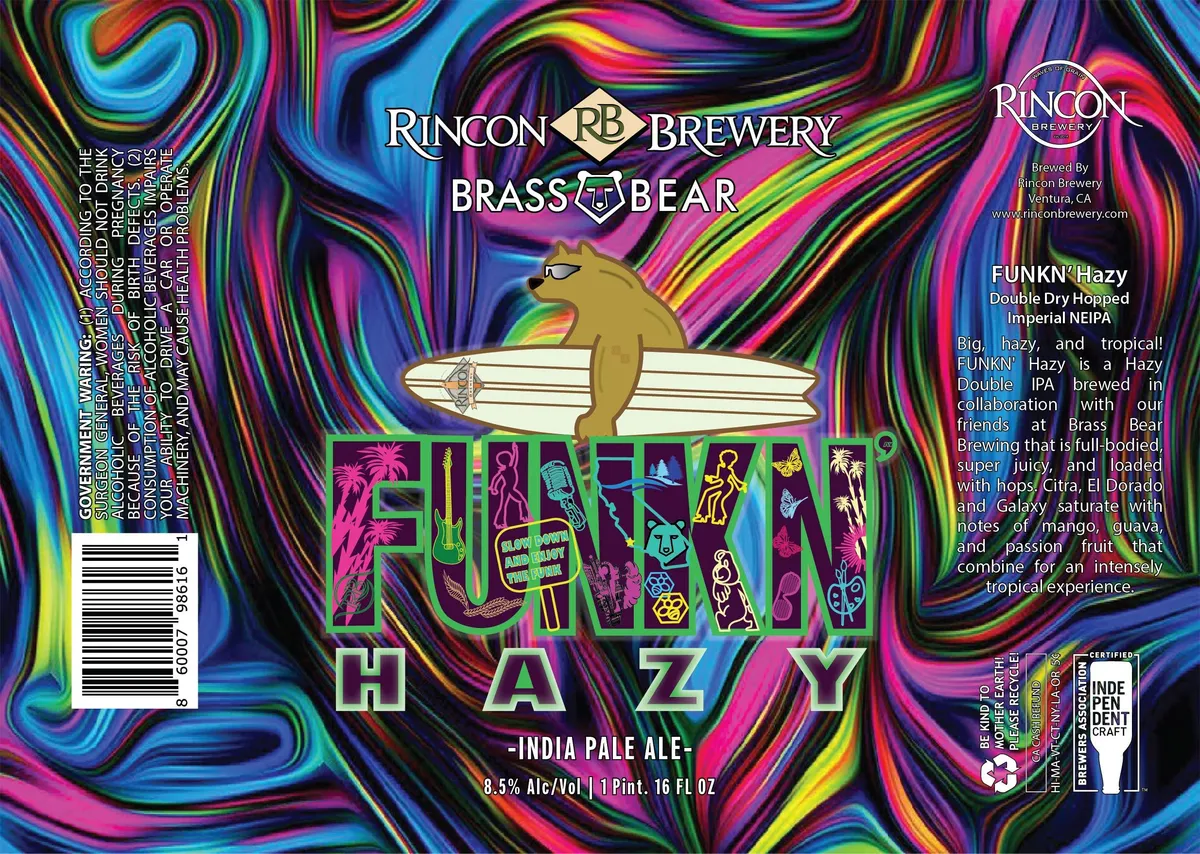 Funkn' Hazy label art — FUNKN' HAZY