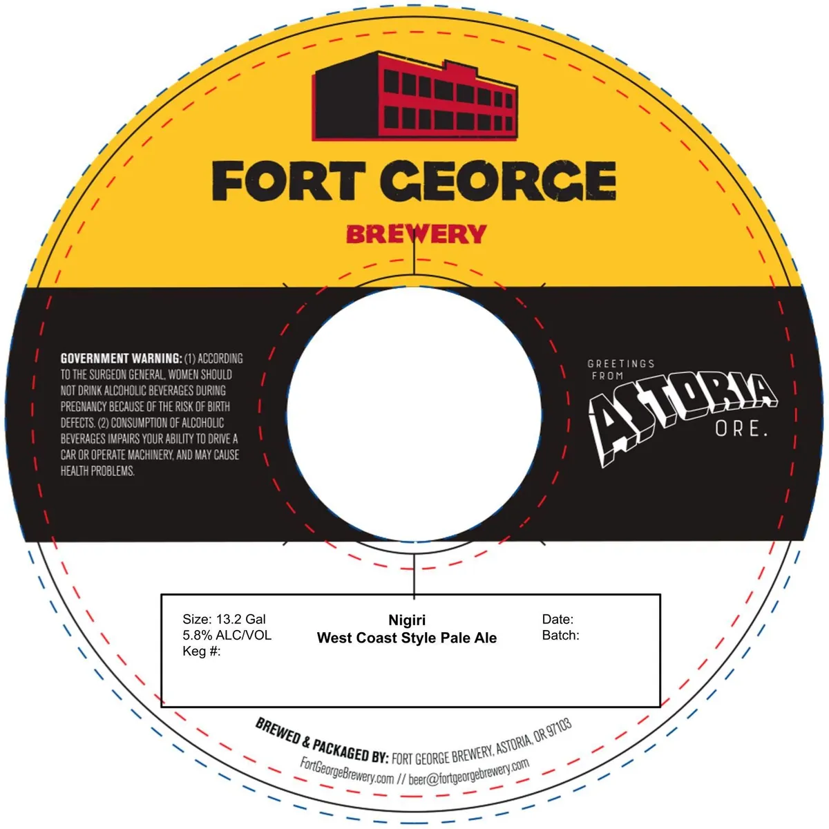 Nigiri — full label as filed with TTB
