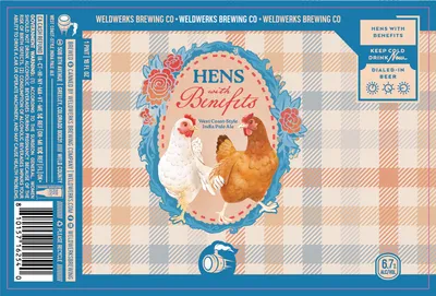 Hens With Benefits label