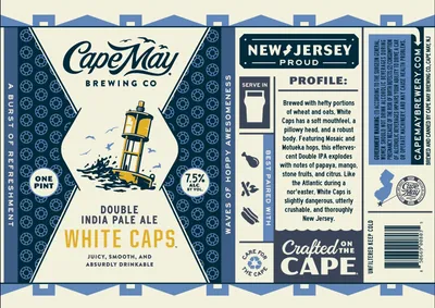 White Caps label