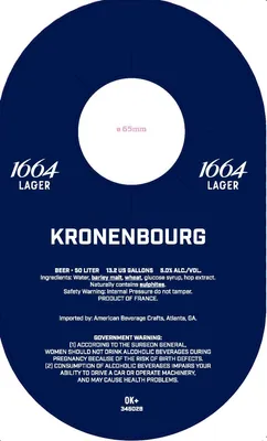 1664 Lager label
