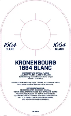 1664 Blanc label