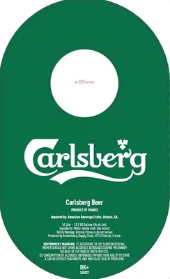 Carlsberg Beer label