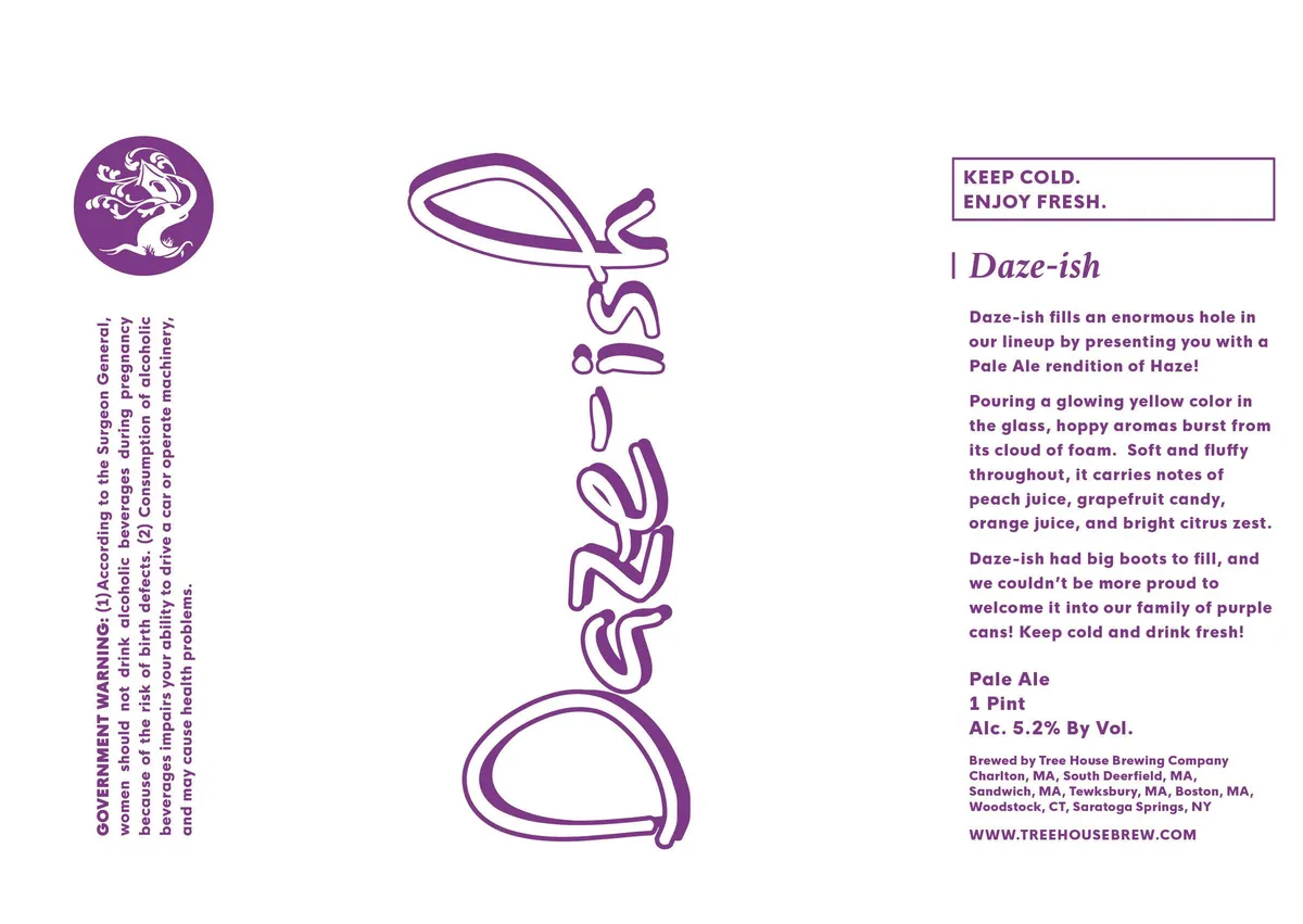 Daze-ish label art — DAZE-ISH