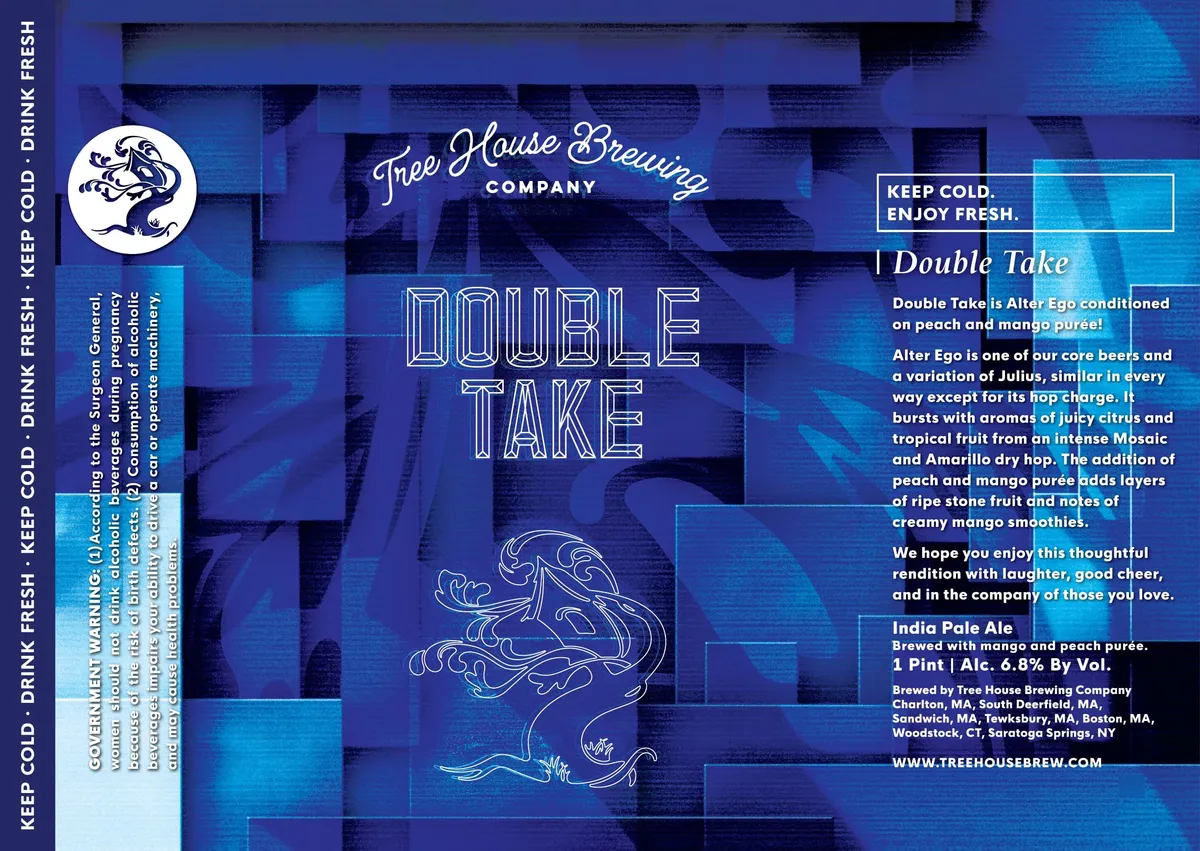 Double Take label art — DOUBLE TAKE