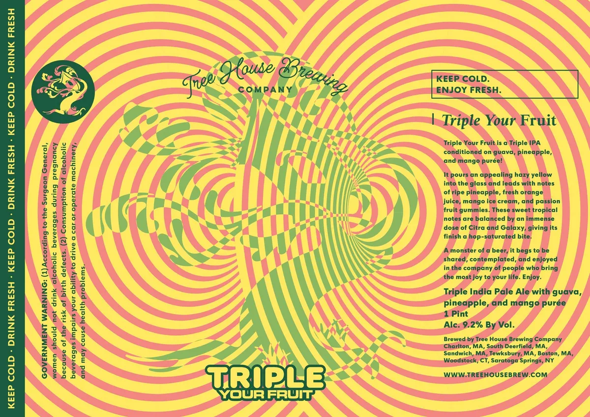 Triple Your Fruit label art — TRIPLE YOUR FRUIT