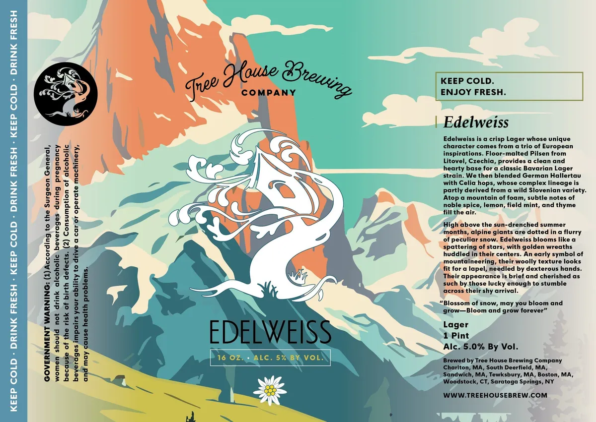 Edelweiss label art — EDELWEISS