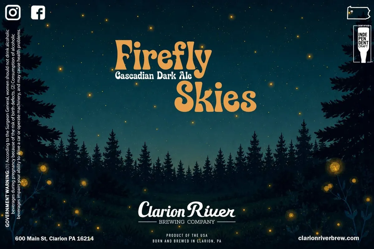 Firefly Skies — full label as filed with TTB