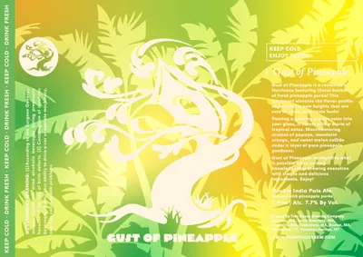 Gust of Pineapple label
