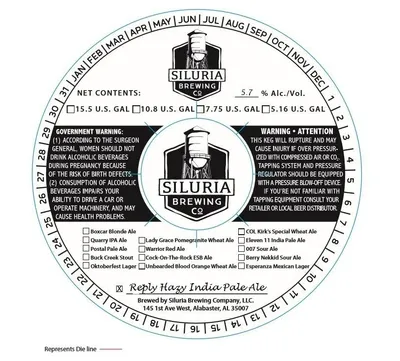 Reply Hazy India Pale Ale label