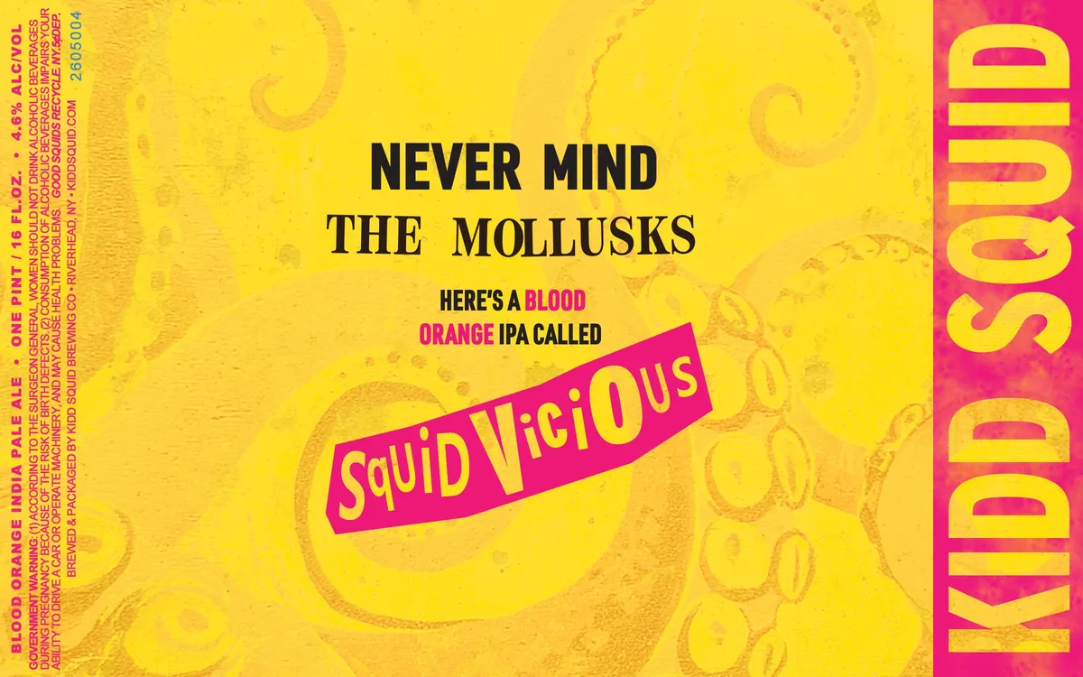 Squid Vicious label art — KIDD SQUID